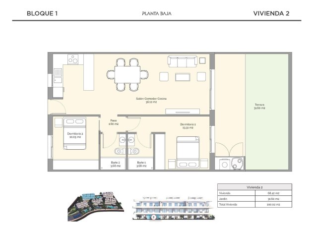 Obra nueva - Apartamento / piso - Finestrat - Golf Piug Campana