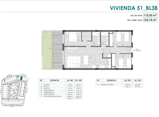 Neue Gebäude - Wohnung - Monforte del Cid - Alenda Golf