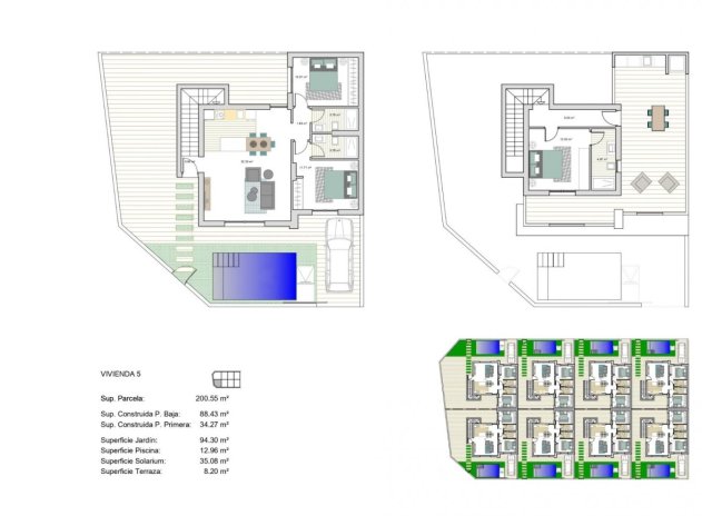 Nieuwbouw Woningen - Villa - Torre Pacheco - Roldán