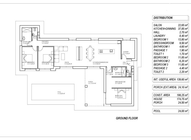 Obra nueva - Villa - Pinoso - Campo