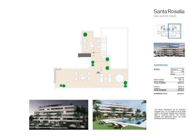 Nouvelle construction - Attique - Torre Pacheco - Santa Rosalia Lake And Life Resort