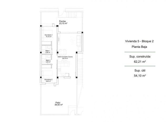 Neue Gebäude - Bungalow - Orihuela Costa - PAU 26