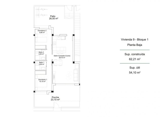 Obra nueva - Bungalow - Orihuela Costa - PAU 26