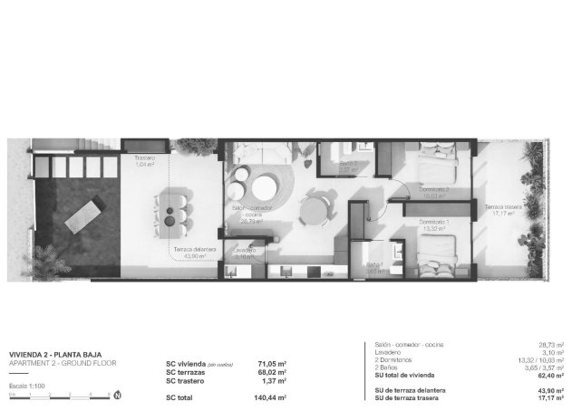 Nieuwbouw Woningen - Bungalow - San Pedro del Pinatar - Los Cuarteros