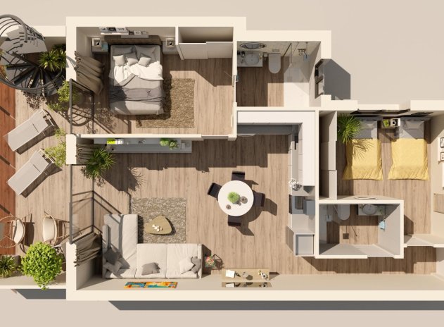 Nieuwbouw Woningen - Penthouse - Torrevieja - Center