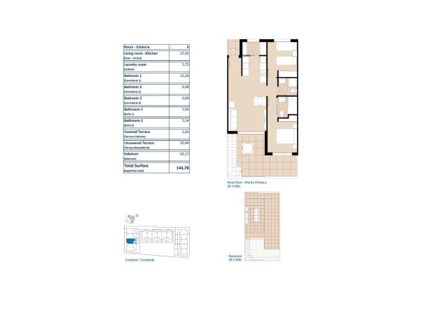 Nieuwbouw Woningen - Bungalow - Pilar de la Horadada - Polideportivo