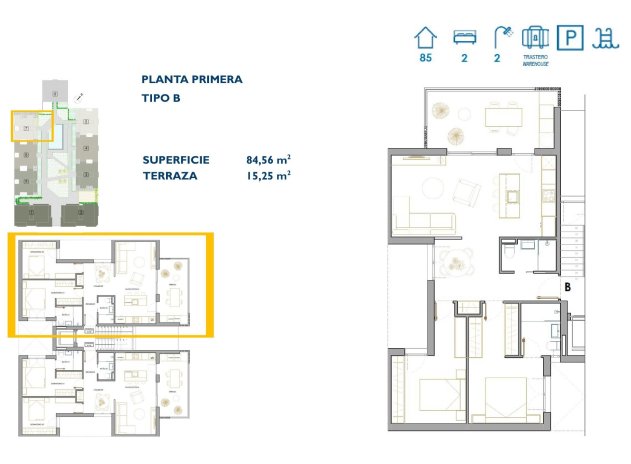 Neue Gebäude - Wohnung - San Pedro del Pinatar - Pueblo