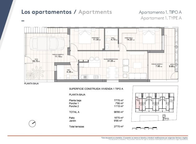 New Build - Bungalow - Pilar de la Horadada - Zona Pueblo