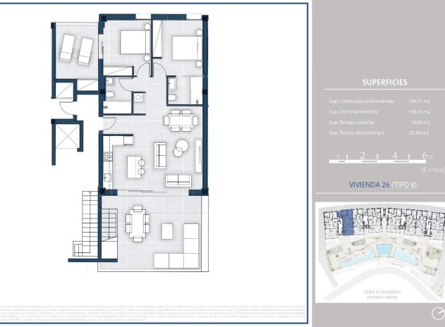 Nieuwbouw Woningen - Penthouse - Arenal d´en Castell - pueblo