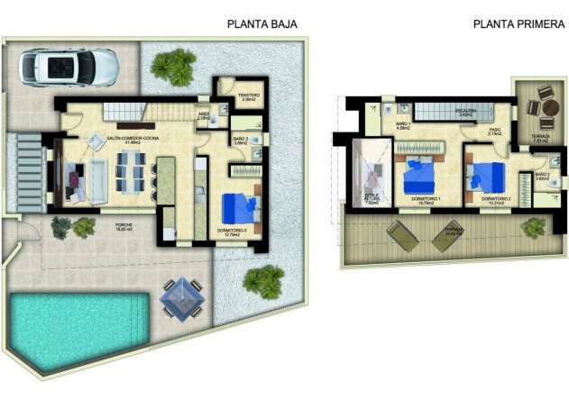 Nieuwbouw Woningen - Villa - Benijofar - Polideportivo