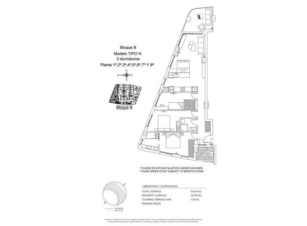 Nieuwbouw Woningen - Appartement / flat - La Manga del Mar Menor - 1ª Linea Del Mar Mediterraneo