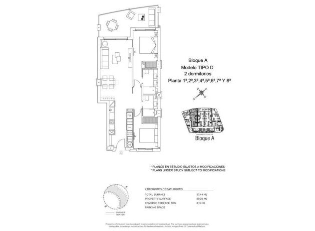 Nieuwbouw Woningen - Appartement / flat - La Manga del Mar Menor - 1ª Linea Del Mar Mediterraneo