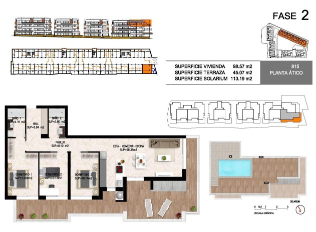 Nouvelle construction - Attique - Orihuela Costa - Playa Flamenca