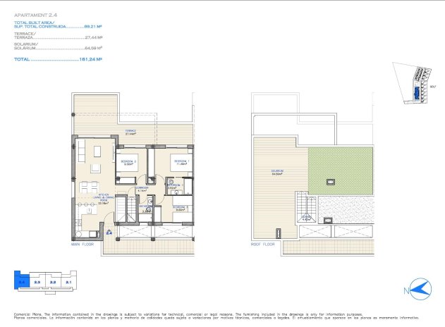 Obra nueva - Apartamento / piso - Los Alcazares - Serena Golf