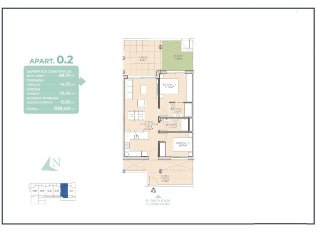 New Build - Apartment / flat - Los Alcazares - Serena Golf