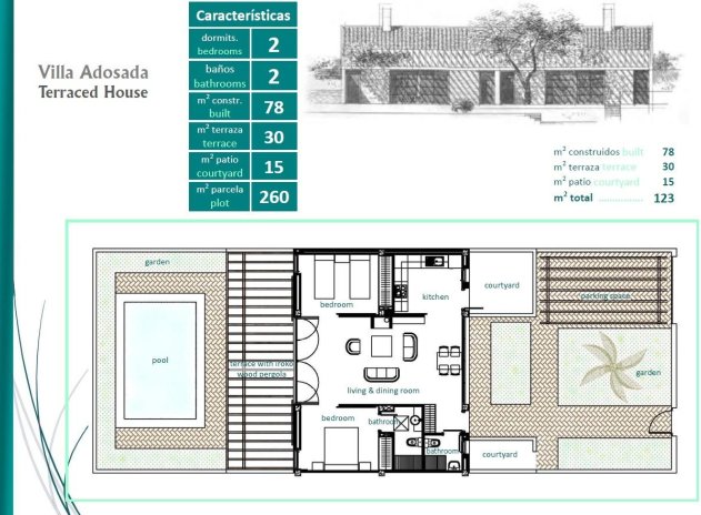 Neue Gebäude - Terrassenhaus - Sucina - Peraleja Golf