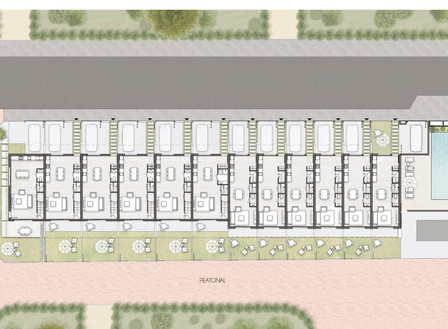 Nieuwbouw Woningen - Villa - Pilar de la Horadada - pueblo