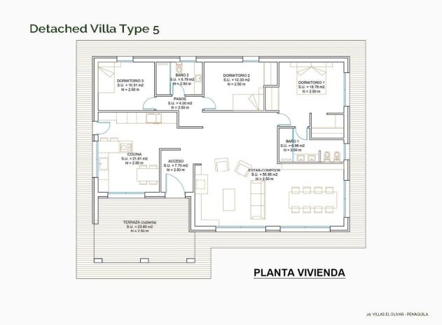 Nieuwbouw Woningen - Villa - Penàguila - El Olivar