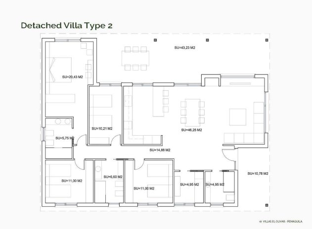 Nieuwbouw Woningen - Villa - Penàguila - El Olivar