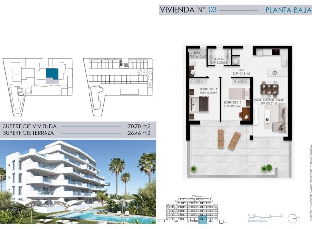 Nieuwbouw Woningen - Appartement - Pilar de la Horadada - Mil Palmeras