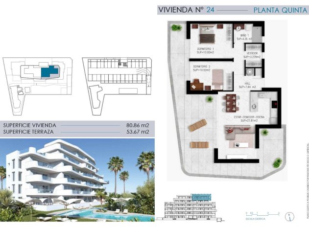 Nieuwbouw Woningen - Appartement - Pilar de la Horadada - Mil Palmeras