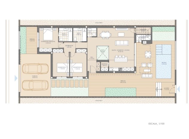 Nieuwbouw Woningen - Villa - San Juan de los Terreros - Costa de Almería
