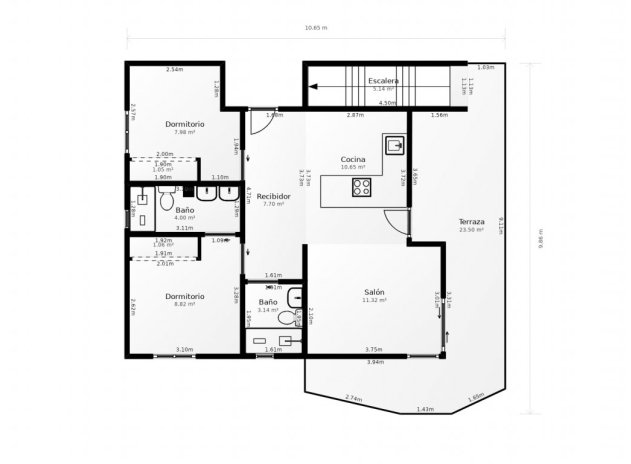 Wiederverkauf - Wohnung - San Miguel de Salinas