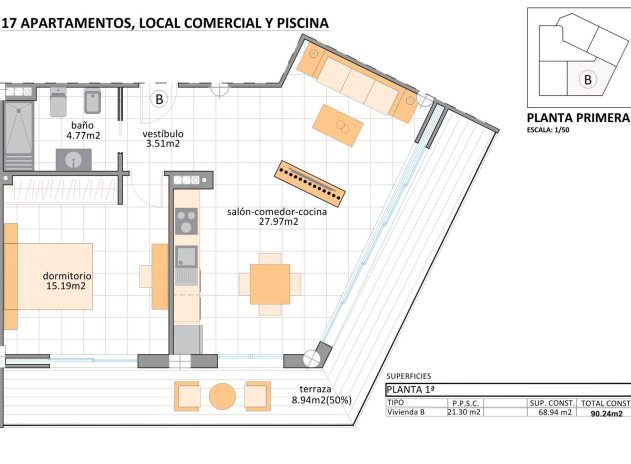Nieuwbouw Woningen - Appartement - San Pedro del Pinatar - Lo pagan