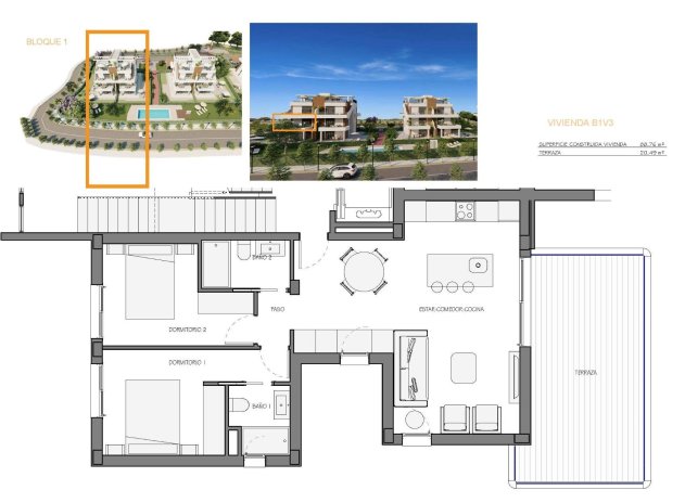 Nieuwbouw Woningen - Appartement - Fuente Álamo - Hacienda del Alamo