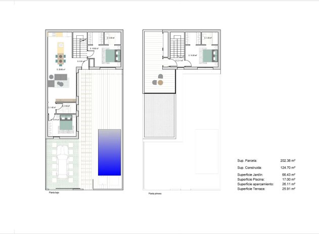 Nieuwbouw Woningen - Rijwoning - San Javier - Parque del doce