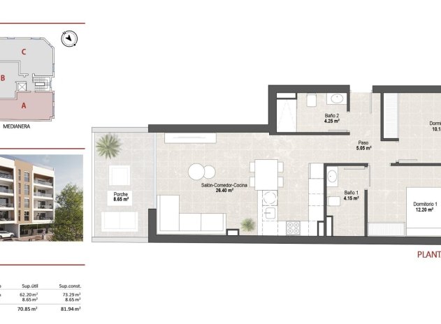 Nieuwbouw Woningen - Appartement - San Pedro del Pinatar - Lo pagan