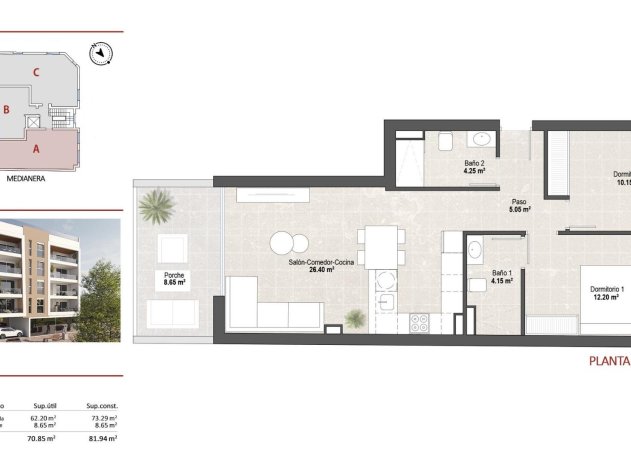 Nieuwbouw Woningen - Appartement - San Pedro del Pinatar - Lo pagan