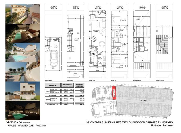 Nieuwbouw Woningen - Rijwoning - La Union - centro