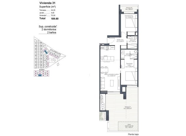 Nouvelle construction - Appartement - Los Alcazares - Serena Golf