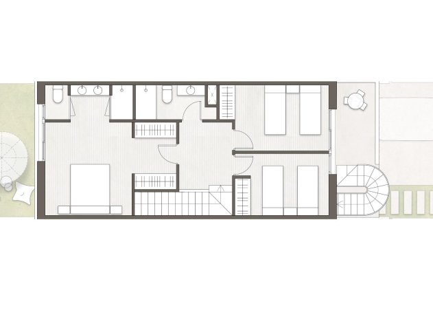 Neue Gebäude - Terrassenhaus - Pilar de la Horadada