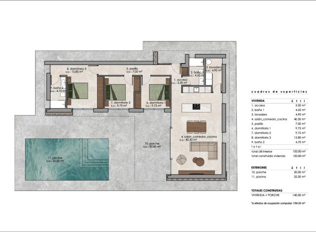 Neue Gebäude - Villa - Pinoso - Lel