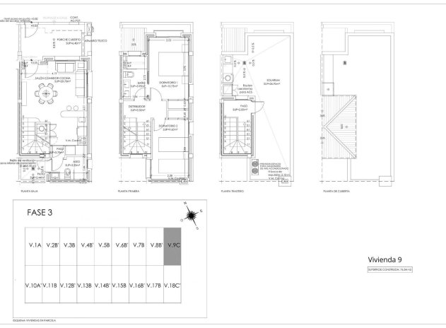 Nieuwbouw Woningen - Rijwoning - Torre Pacheco - Santa Rosalia pueblo