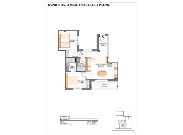 Nieuwbouw Woningen - Appartement - San Pedro del Pinatar - Lo pagan