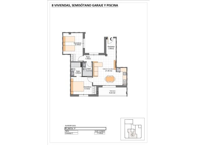 Nieuwbouw Woningen - Appartement - San Pedro del Pinatar - Lo pagan