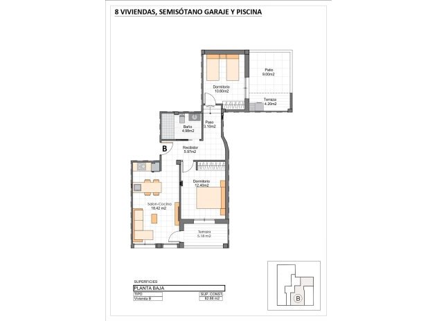 Nieuwbouw Woningen - Appartement - San Pedro del Pinatar - Lo pagan