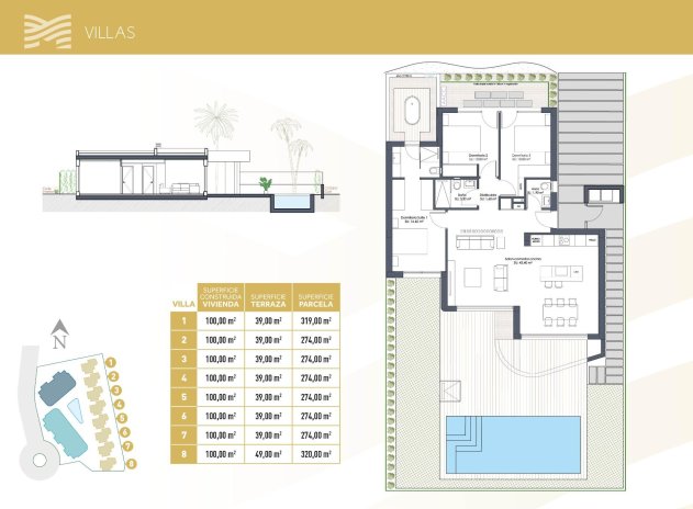 Obra nueva - Villa - Los Alcazares - Serena Golf