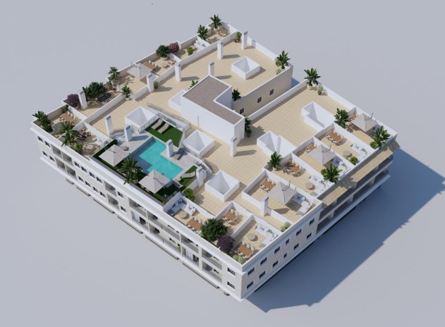Nieuwbouw Woningen - Appartement / flat - Algorfa - Pueblo
