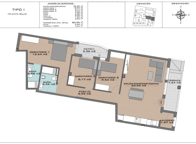 Nieuwbouw Woningen - Appartement / flat - Algorfa - Pueblo
