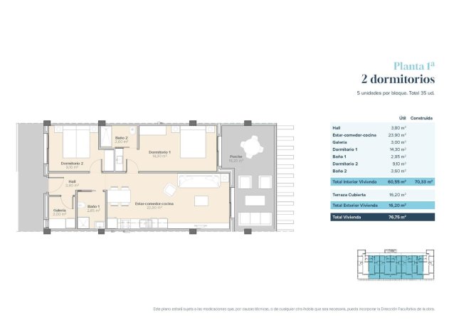 Obra nueva - Apartamento / Piso - Vera - Vera Playa