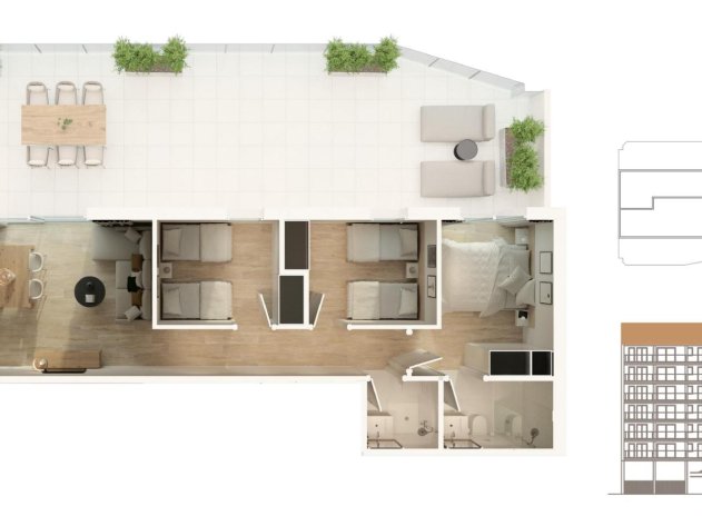 Nouvelle construction - Appartement - Moncofa - Playa de Moncofa