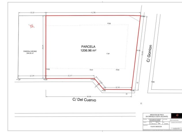 Revente - Plot - Orihuela Costa - Playa Flamenca