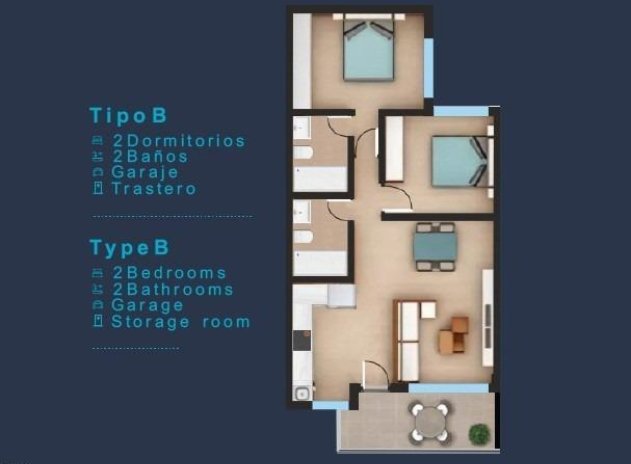 Nieuwbouw Woningen - Appartement - San Pedro del Pinatar - Los Pinos