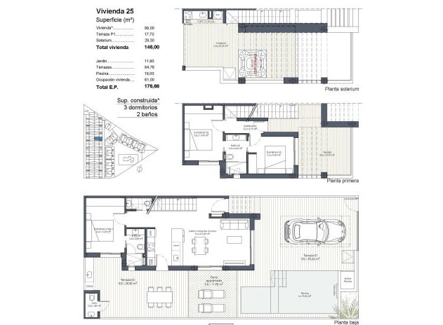 Nieuwbouw Woningen - Rijwoning - Los Alcazares - Serena Golf
