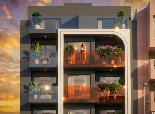 Nieuwbouw Woningen - Appartement - Guardamar del Segura - Centro