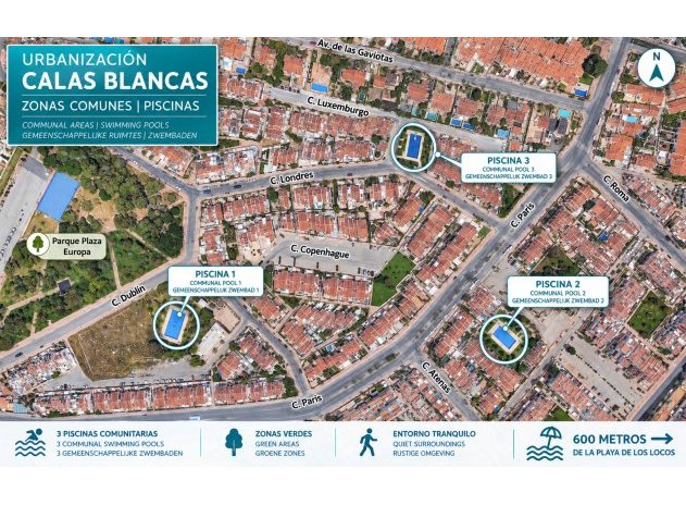 Herverkoop - Rijwoning - Torrevieja - Nueva Torrevieja